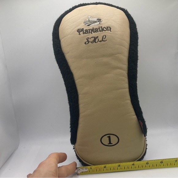 AM&E Golf Cover Plantation SHL MADE IN USA BEIGE BLACK STRETCH FUR - Picture 2 of 6